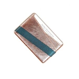 NWT Tech Candy To have & to hold origami phone back wallet navy gold